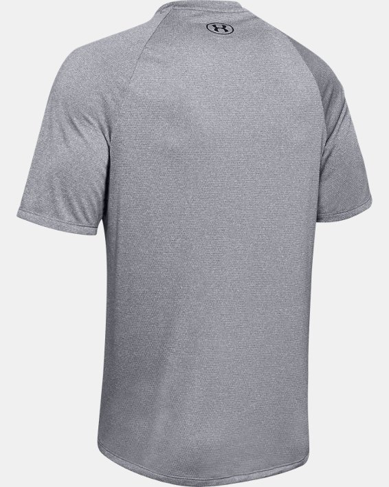 Men's UA Tech™ 2.0 Textured Short Sleeve T-Shirt, Gray, pdpMainDesktop image number 5